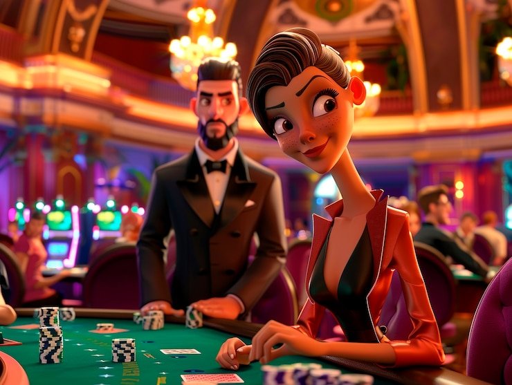 Free Bet Blackjack dealer hand showing stiff total at jam350 slot table